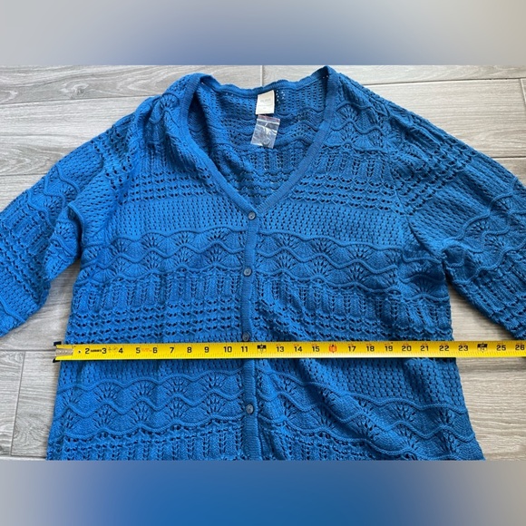 Blair Long Knit Cardigan Sweater, Size 2XL—New with Tags!•••Crotchet Style! - Picture 11 of 11